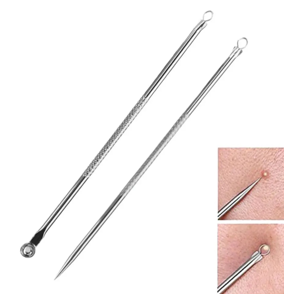 IMG_20260714_192110 2 pcs Stainless Steel Pimple and Blackhead Remover Tool Set - Image 1