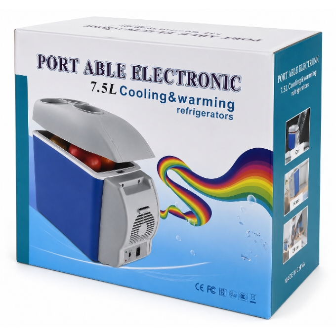 PhotoGrid_Plus_1784566310052 7.5L Portable Cooling & Warming Mini Refrigerator - Image 1