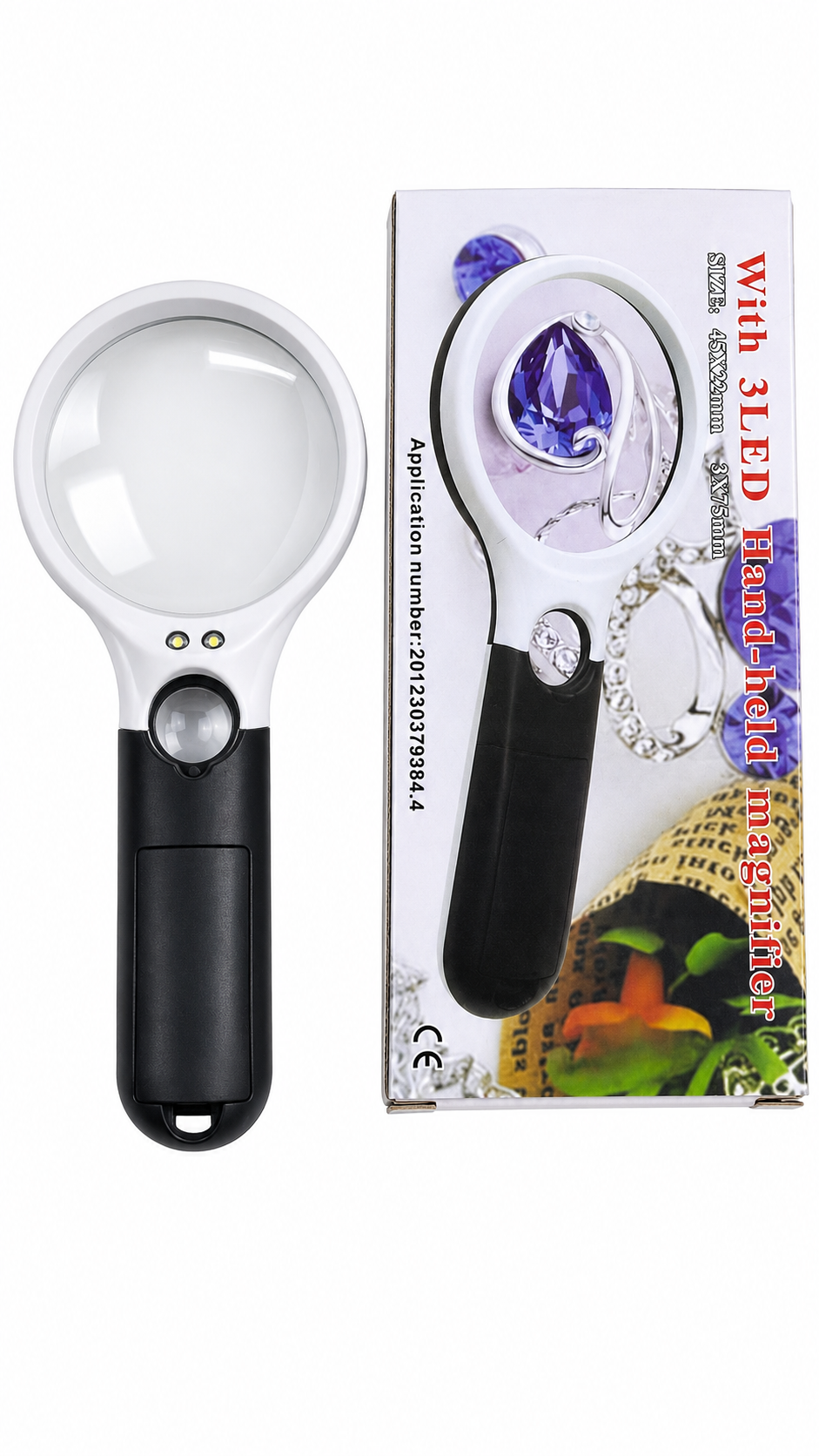 file_0000000037a471f4ba5cfbd02b60b8c5 3 LED Handheld Magnifying Glass with Auxiliary Lens - Image 1