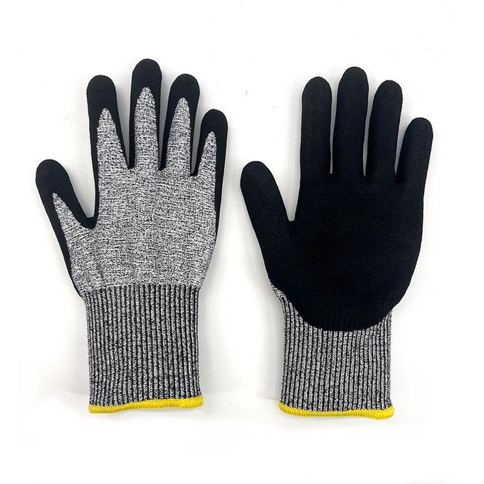 1 (2) Cut-Resistant Safety Work Gloves - Image 1