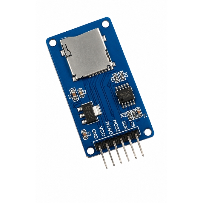 PhotoGrid_Plus_1787931734005 Micro SD Card Module with 3.3V Regulator – SPI Interface - Image 1