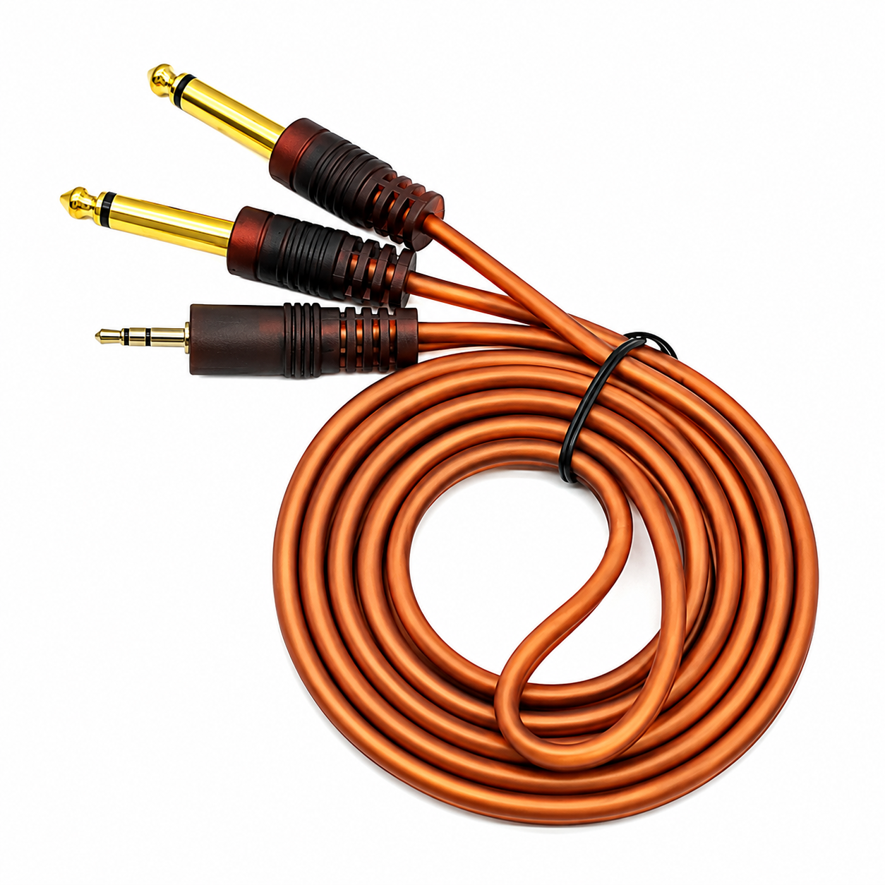 file_000000007a9c8246956a633e27968423 CHQSEEL High Grade Dual 6.5mm Mono to 3.5mm jack Audio Cable - Image 1