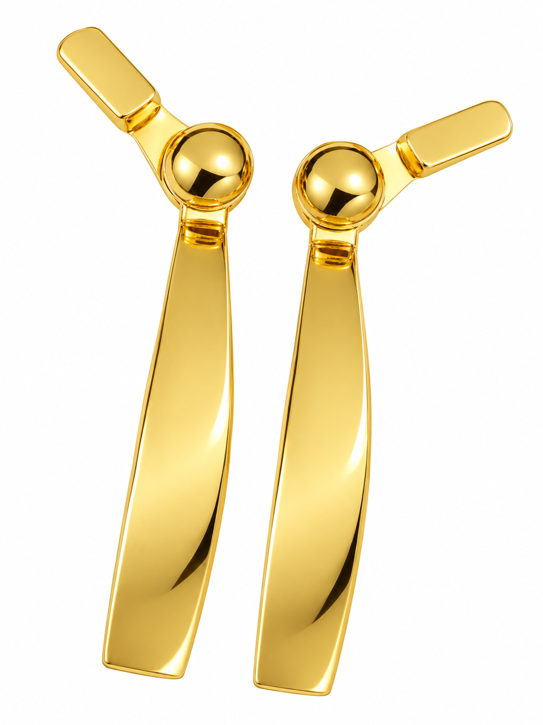 file_000000006244820798c6c4cd4d9ed88c Gold coated right and left Window Fastener Lever - Image 1