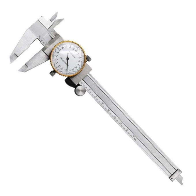 PhotoGrid_Plus_1792580803895 Dial Indicator Vernier Caliper Stainless Steel Precision Measuring Tool - Image 1