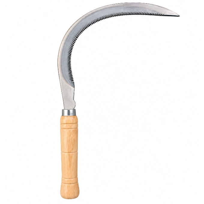 PhotoGrid_Plus_1792995988941 Serrated Grass Cutting Hand Sickle (Ringa) - Image 1
