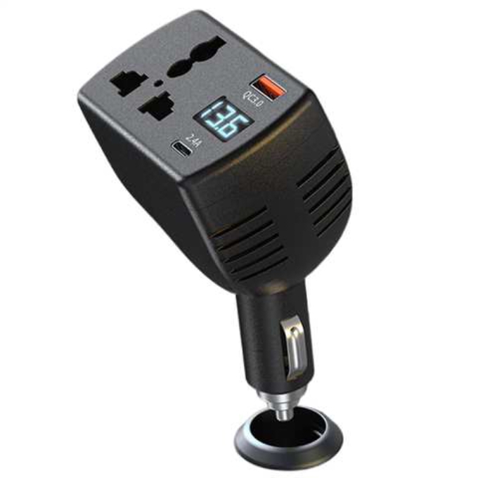 WhatsApp Image 2026-10-23 at 11.29.39 AM 150W Car Power Inverter 12V/24V to 220V with LED Display - Image 1
