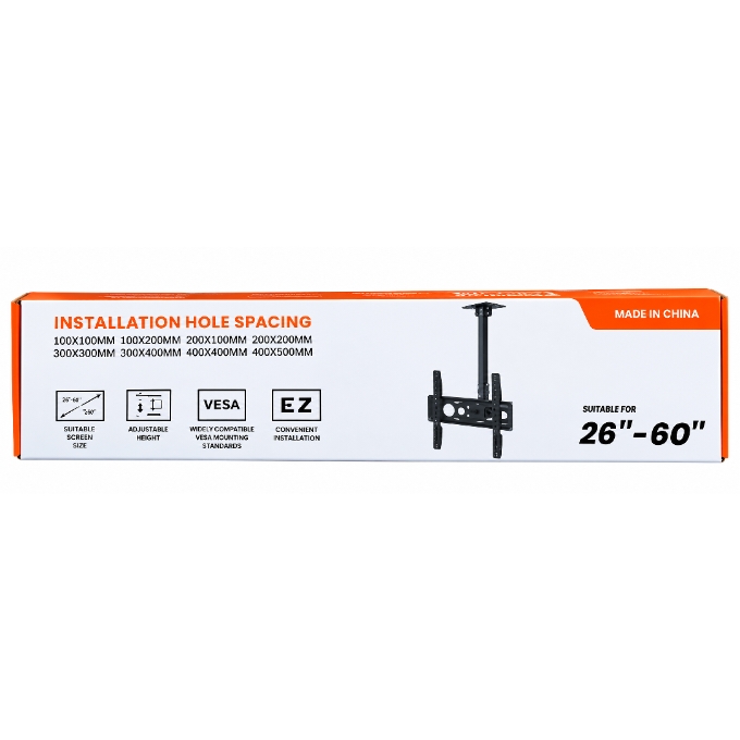 WhatsApp Image 2026-10-25 at 3.59.12 PM Universal Heavy-Duty Adjustable Ceiling and Wall TV Mount Bracket (26"–60") - Image 1