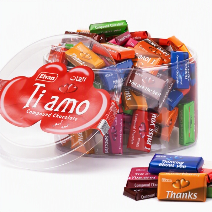 WhatsApp Image 2026-10-25 at 3.59.42 PM 100pcs Elvan Ti Amo Assorted Milk Compound Chocolate Gift Box (450g) - Image 1