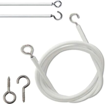 Heavy-Duty PVC Coated Curtain Wire