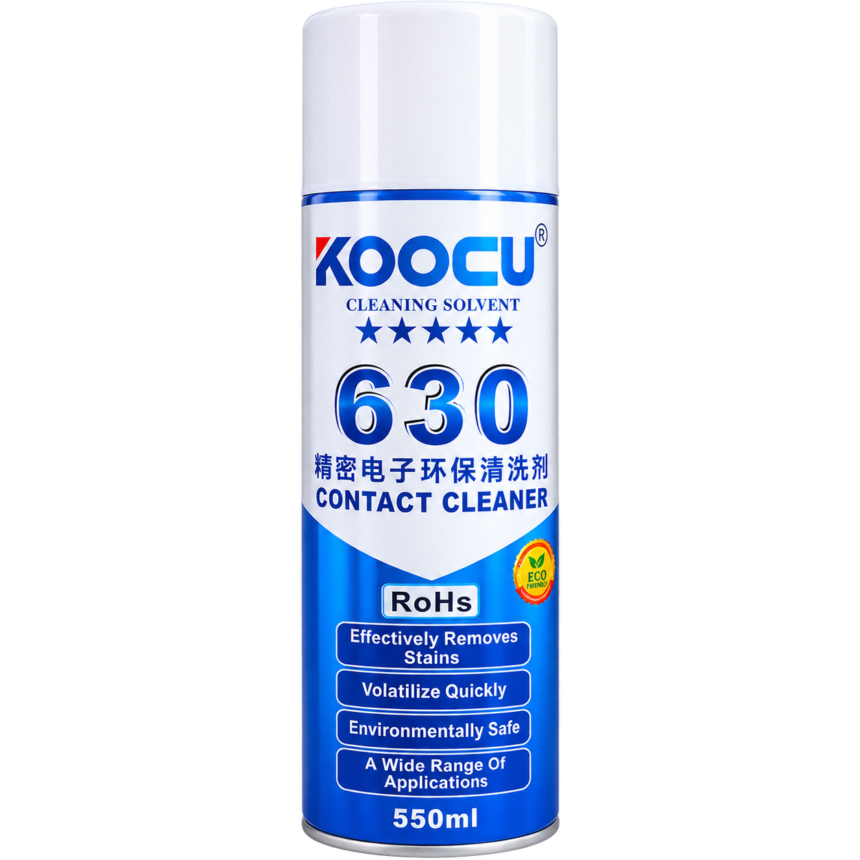file_00000000d24881f59de1f32e17a18829 KOOCU 630 Contact Cleaner Spray – 550ml Electronic Cleaning Solvent - Image 1